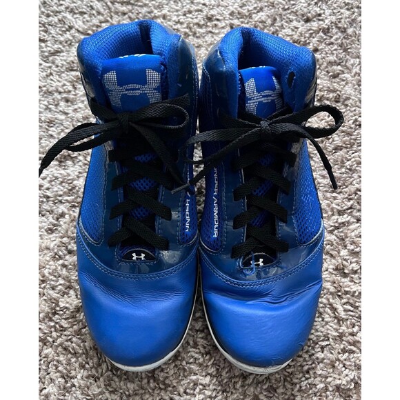 Under Armour Boys Sneakers Shoes Blue Youth Size 7Y - Picture 1 of 7